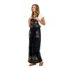 Salopette Hippie Brodée au Point de Chaînette | Shop Smoking