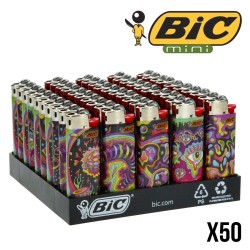 Briquet BIC Mini Tiago Illusiones X50 | Briquets Décorés BIC