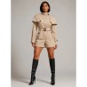Combinaison Utilitaire Ceinturée Femme à Manches Longues