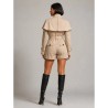 Combinaison Utilitaire Ceinturée Femme à Manches Longues
