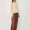 Pantalon Kylie en Taffetas à Cordon | Shop Smoking