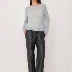 Pantalon Kylie en Taffetas à Cordon | Shop Smoking