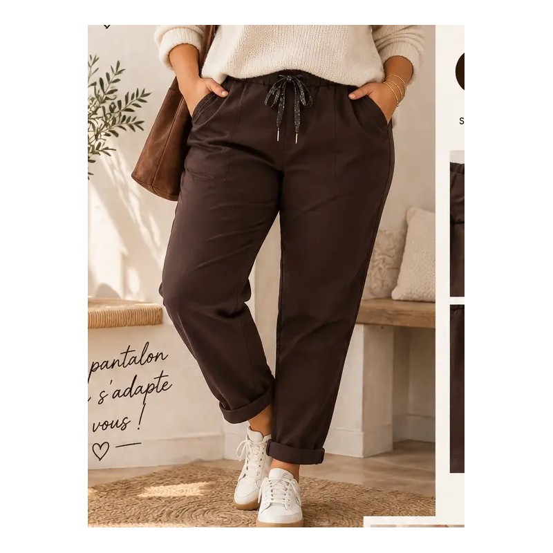 Pantalon « MAGIQUE » Grande Taille Femme | Shop Smoking