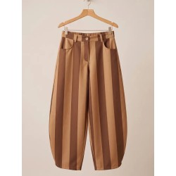 Pantalon Ballon à Rayures Femme – Style Tendance | Shop Smoking