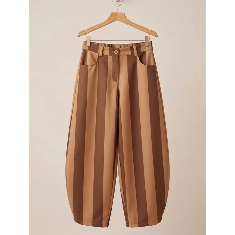 Pantalon Ballon à Rayures Femme – Style Tendance | Shop Smoking