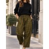 Pantalon LEO Ample à Taille Élastiquée | Shop Smoking