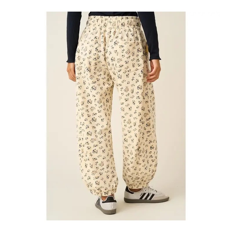 Pantalon Barrel à Imprimé Floral Discret | Shop Smoking
