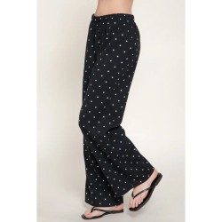 Pantalon Long Droit Imprimé à Pois | Shop Smoking