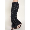 Pantalon Long Droit Imprimé à Pois | Shop Smoking