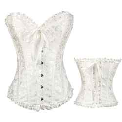 Body Gainant Corset Vintage Lacé Sous-Poitrine | Shop Smoking