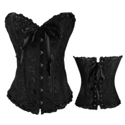 Body Gainant Corset Vintage Lacé Sous-Poitrine | Shop Smoking