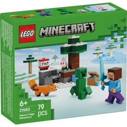 LEGO Minecraft 21583 Steve dans la Taïga – 79 pièces