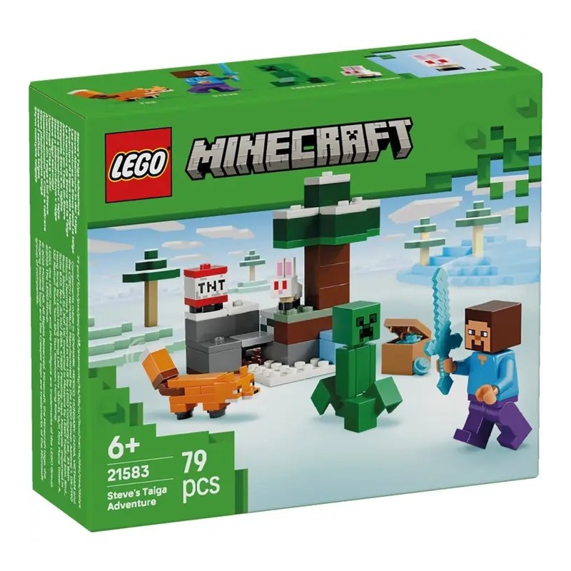 LEGO Minecraft 21583 Steve dans la Taïga – 79 pièces