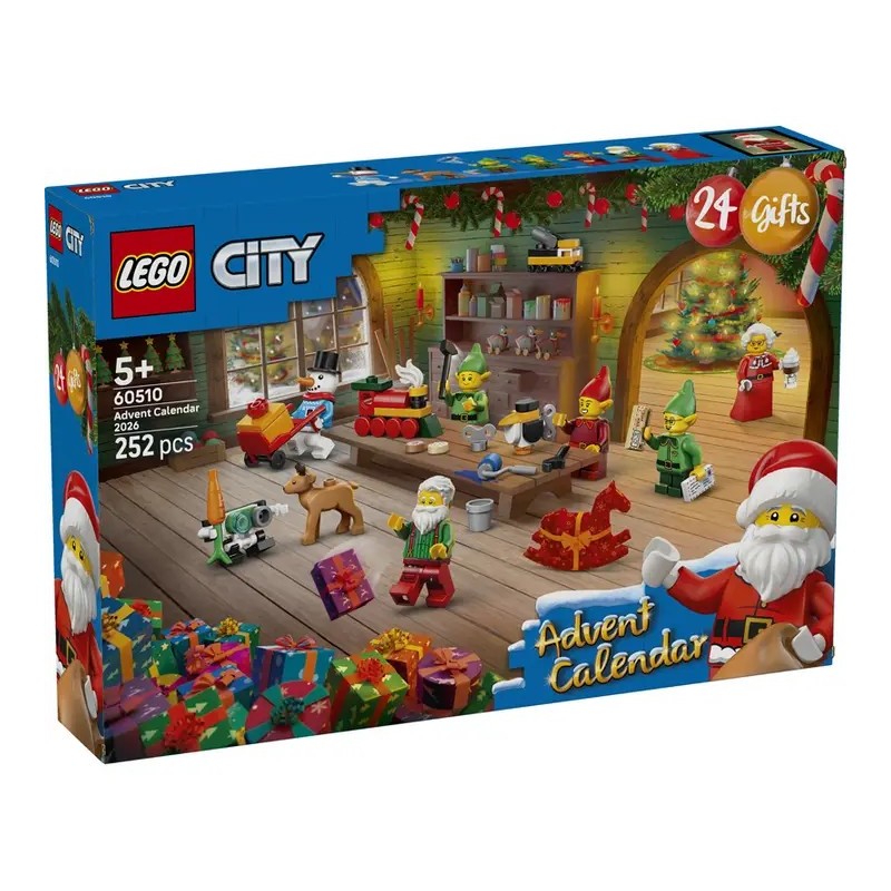 LEGO City Calendrier de l’Avent 2026 – 60510 | 252 pièces