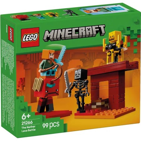 LEGO Minecraft 21266 – Bataille de la Lave du Nether