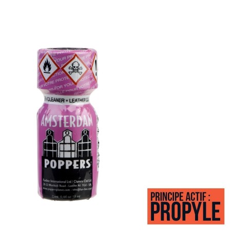 Poppers Amsterdam 13 ml – Format Compact Amsterdam Original