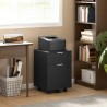 Caisson de Bureau 2 Tiroirs Verrouillables 42 × 40 × 60 cm