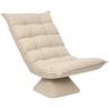 Fauteuil Relax Beige Capitonné – Design Élégant et Confortable