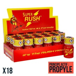 Poppers Super Rush 10 ml X18 – Pack 18 Flacons Pro