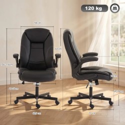 Chaise de Bureau Ergonomique Noire – Confort et Design