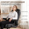 Chaise de Bureau Ergonomique Noire – Confort et Design
