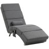 Fauteuil Relax Massant et Chauffant Gris – Confort Salon