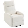 Fauteuil Relax Inclinable Teddy Crème – Confort & Douceur