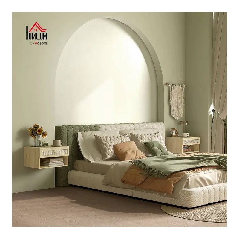 Lot de 2 Tables de Chevet Murales 40 × 34 × 23 cm