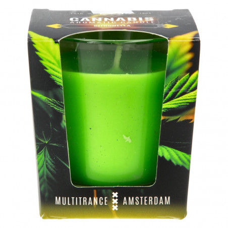 Bougie Cannabis Citronella 90 g – Parfum Citronnelle