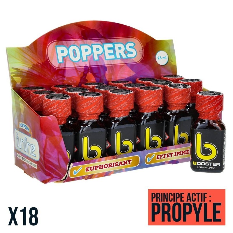 Poppers Booster 25 ml X18 – Pack Professionnel