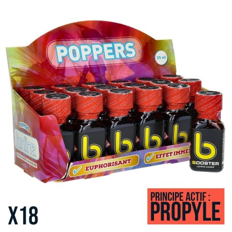 Poppers Booster 25 ml X18 – Pack Professionnel