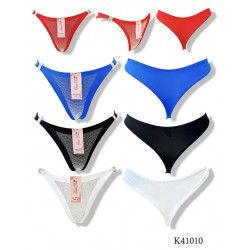 String Fantaisie à Strass Femme – Lot de 12 M et L