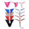 String Fantaisie Cœur Femme – Lot de 12 Tailles M et L