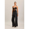 Jean Extra-Large Toxik3 Femme – Denim Stretch Asymétrique