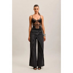 Jean Extra-Large Toxik3 Femme – Denim Stretch Asymétrique