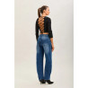 Jean Ballon Toxik3 Femme à Clous – Denim Stretch