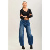 Jean Ballon Toxik3 Femme à Clous – Denim Stretch