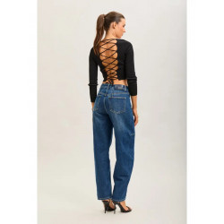 Toxik3 Jean Ballon Femme en Denim Stretch