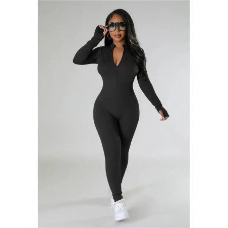 Combinaison Moulante Femme Zippée et Doublée Polaire