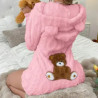Combinaison-Short Peluche Femme à Capuche – Ours