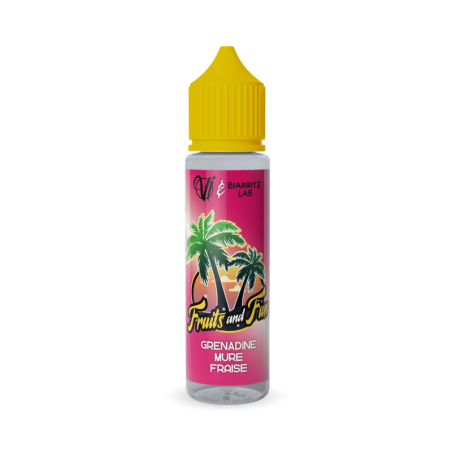 Grenadine Mûre Fraise Fruits And Fun 50ml – Vape Institut & Biarritz Lab