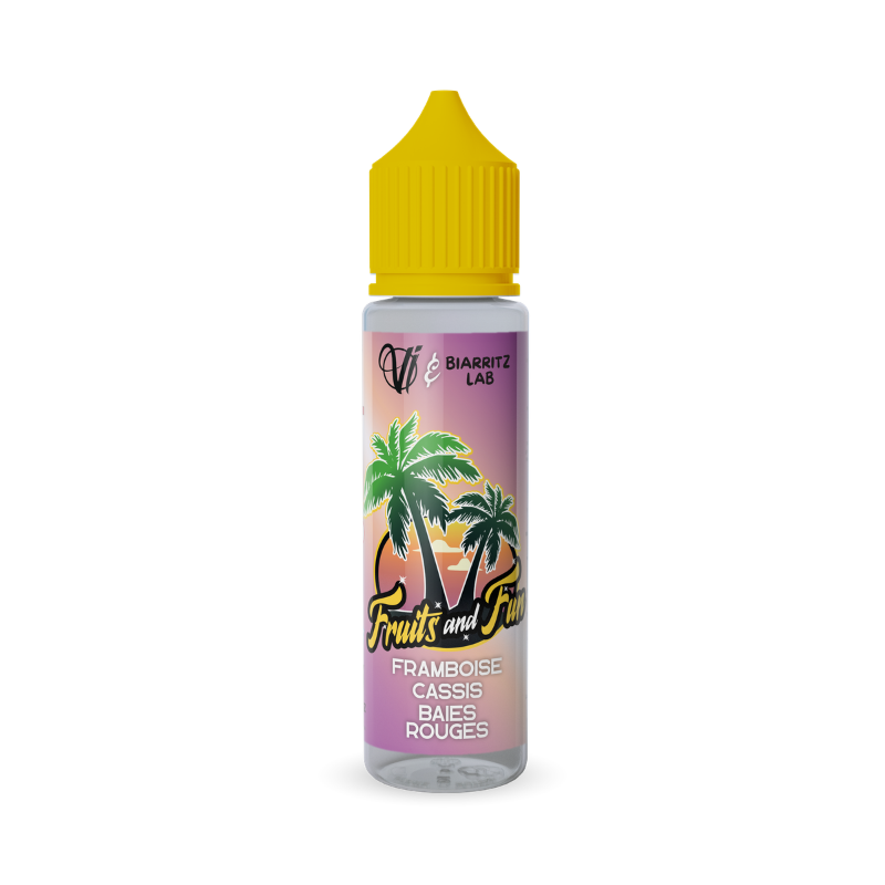 Framboise Cassis Baies Rouges Fruits And Fun 50ml – Vape Institut & Biarritz Lab