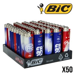 Briquet BIC FFF France 2026 X50 | Briquets Football Équipe de France
