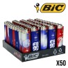 Briquet BIC FFF France 2026 X50 | Briquets Football Équipe de France