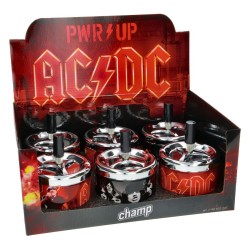 Cendrier poussoir AC/DC – Display de 6 cendriers pratiques