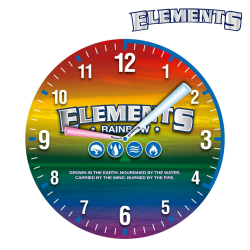 Horloge ELEMENTS Rainbow – Horloge murale design et colorée