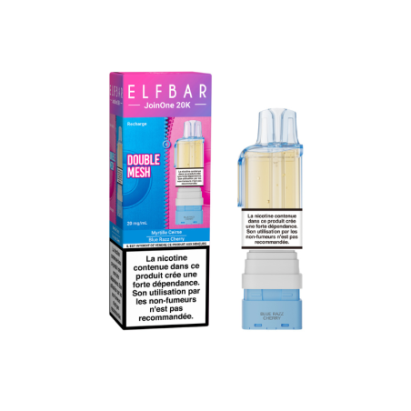 🫐🍒 Cartouche JoinOne 2 ml + 10 ml 20 mg Elfbar – Myrtille Cerise