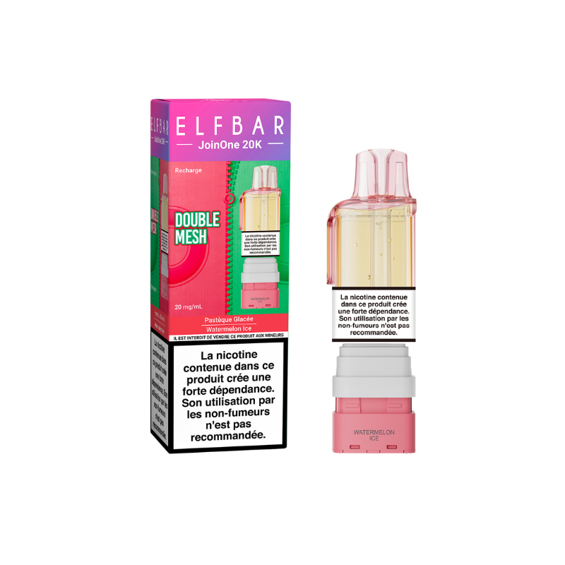 🍉❄️ Cartouche JoinOne 2 ml + 10 ml 20 mg Elfbar – Pastèque Glacée