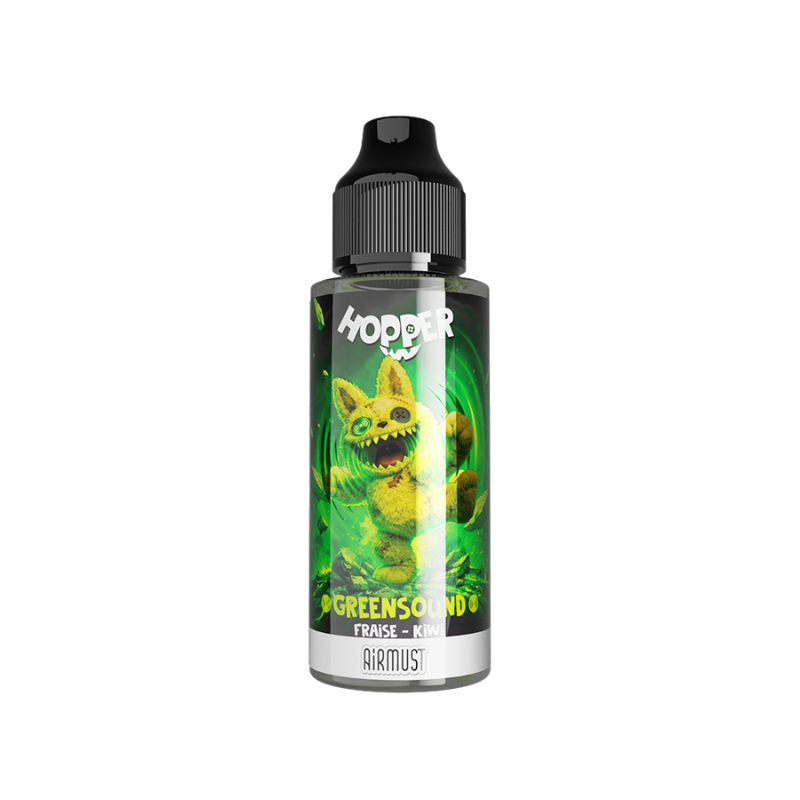 🌿🍏 E-liquide Greensound Hopper Airmust 100 ml – 0 mg