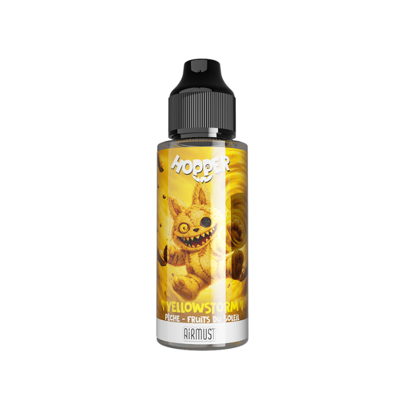 🟡⚡ E-liquide Yellowstorm Hopper Airmust 100 ml – 0 mg